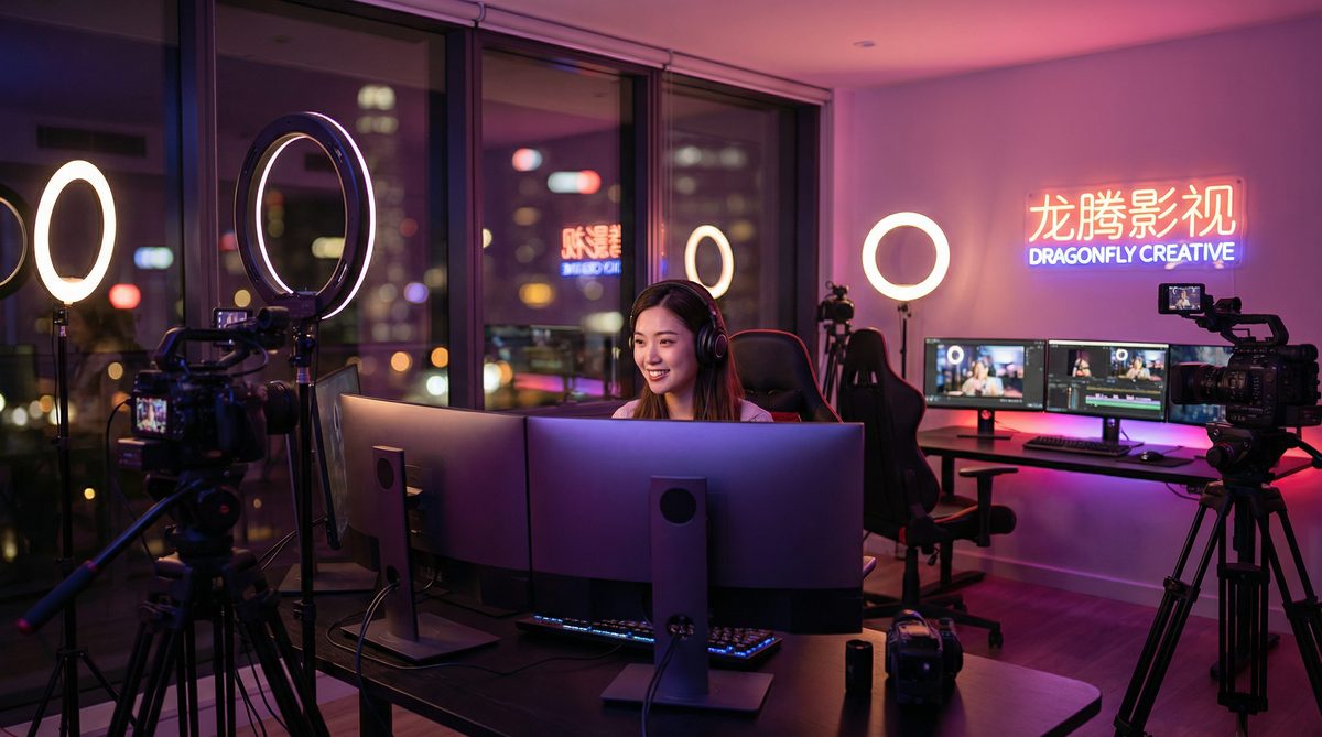 17c一起草影视传媒视频制作现场